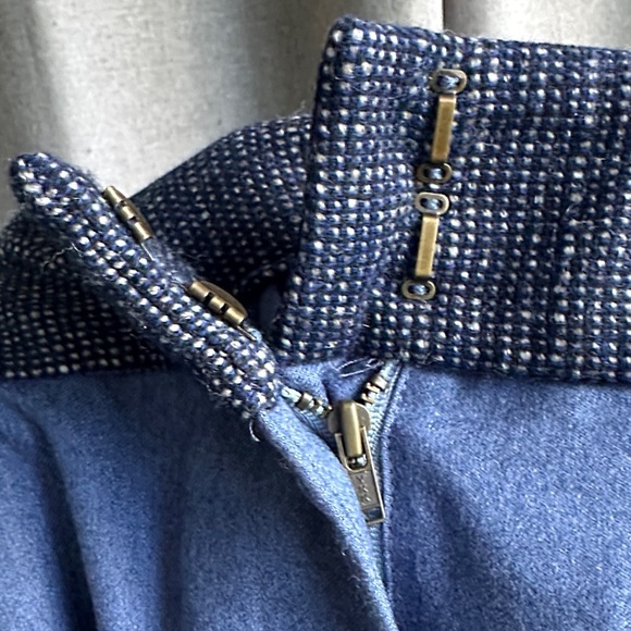 Women’s Blue Pants Billy Reid size 8 Pockets Zipper Business Casual - Picture 13 of 13